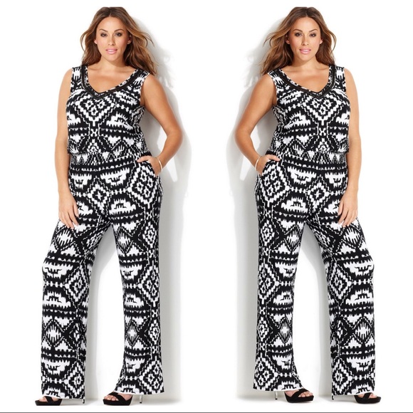 INC International Concepts Dresses & Skirts - Patterned jumpsuit